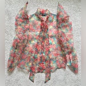 Zara Floral Blouse